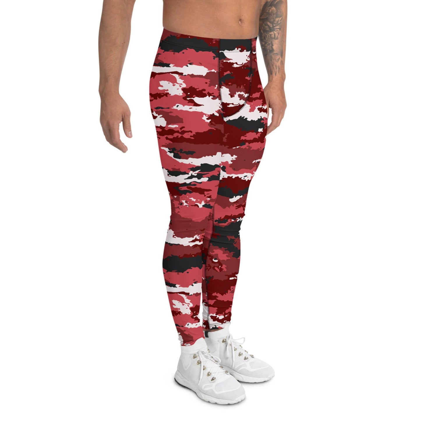 Red Camo Leggings for Men - Anna's Shop