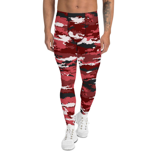 Red Camo Leggings for Men - Anna's Shop