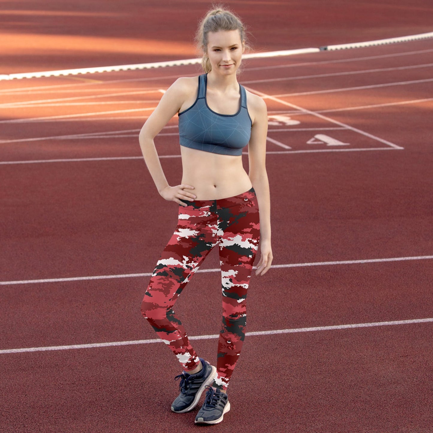 Red Camo Leggings for Women - Anna's Shop