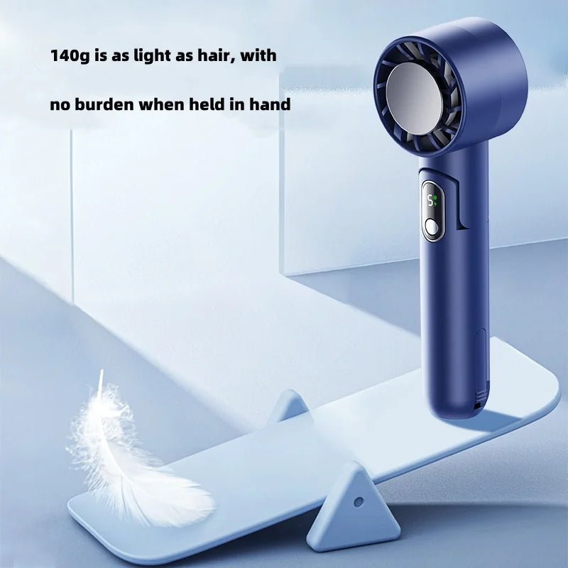 Refrigeration Handheld Fan Portable Power Bank Desktop Can Be - Anna's Shop