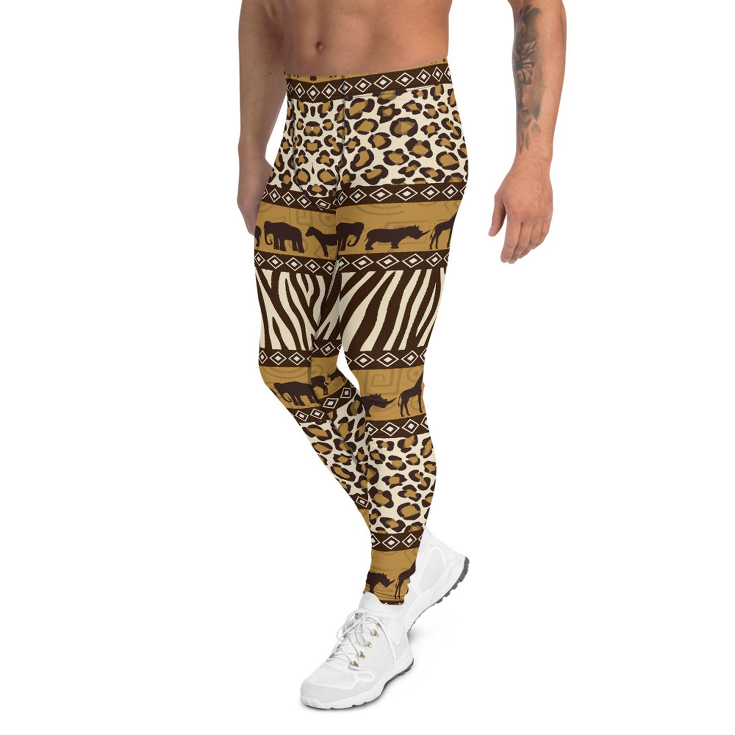 Safari Animals Leggings for Men - Anna's Shop