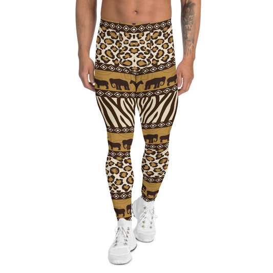 Safari Animals Leggings for Men - Anna's Shop