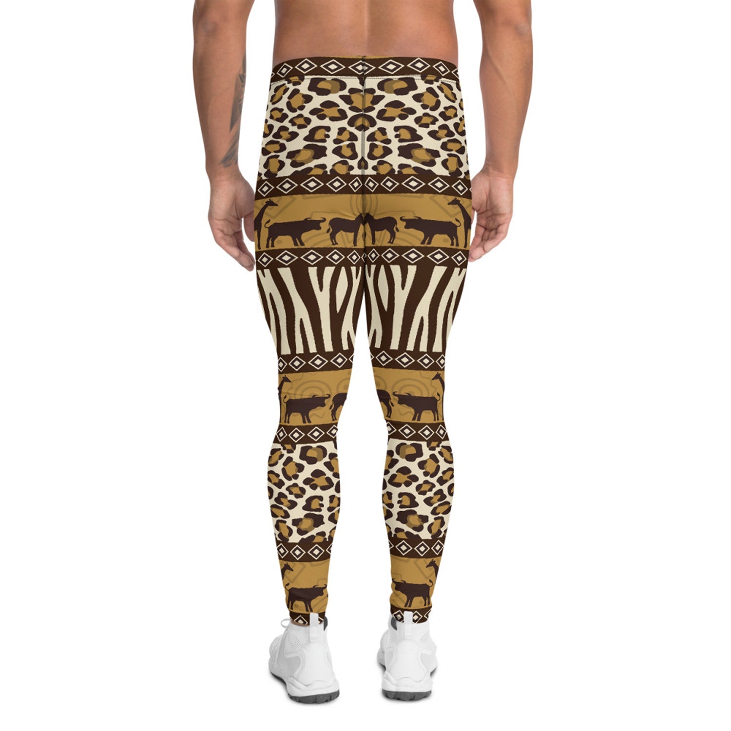 Safari Animals Leggings for Men - Anna's Shop