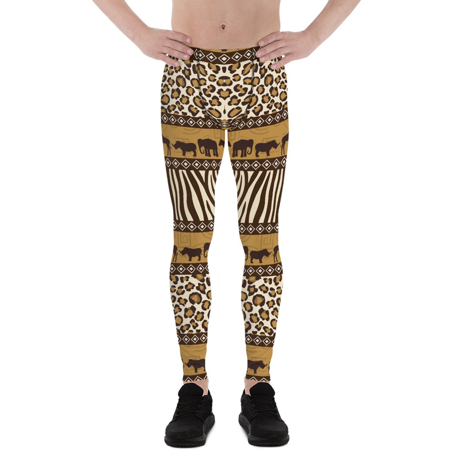 Safari Animals Leggings for Men - Anna's Shop