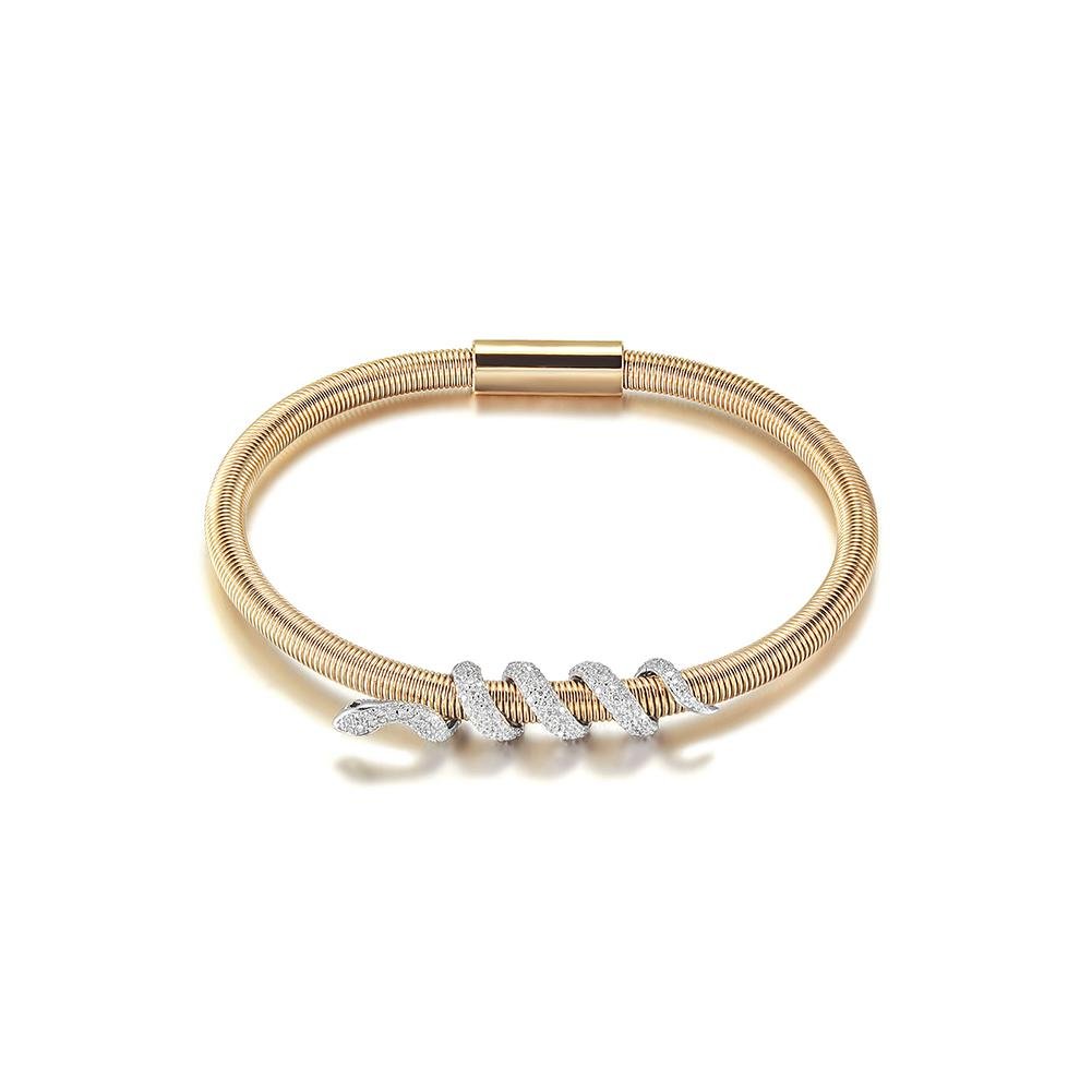 Snake Coiled Bangle Bracelet - Anna's Shop