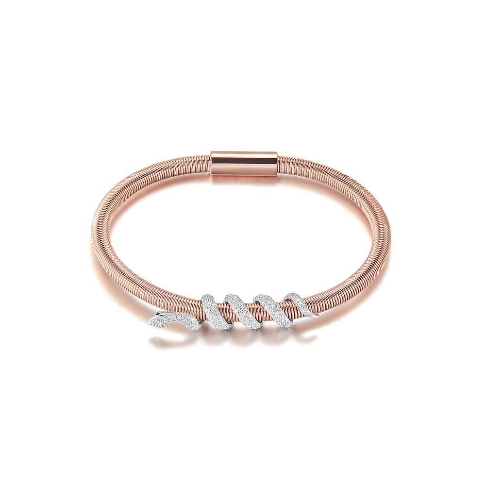 Snake Coiled Bangle Bracelet - Anna's Shop