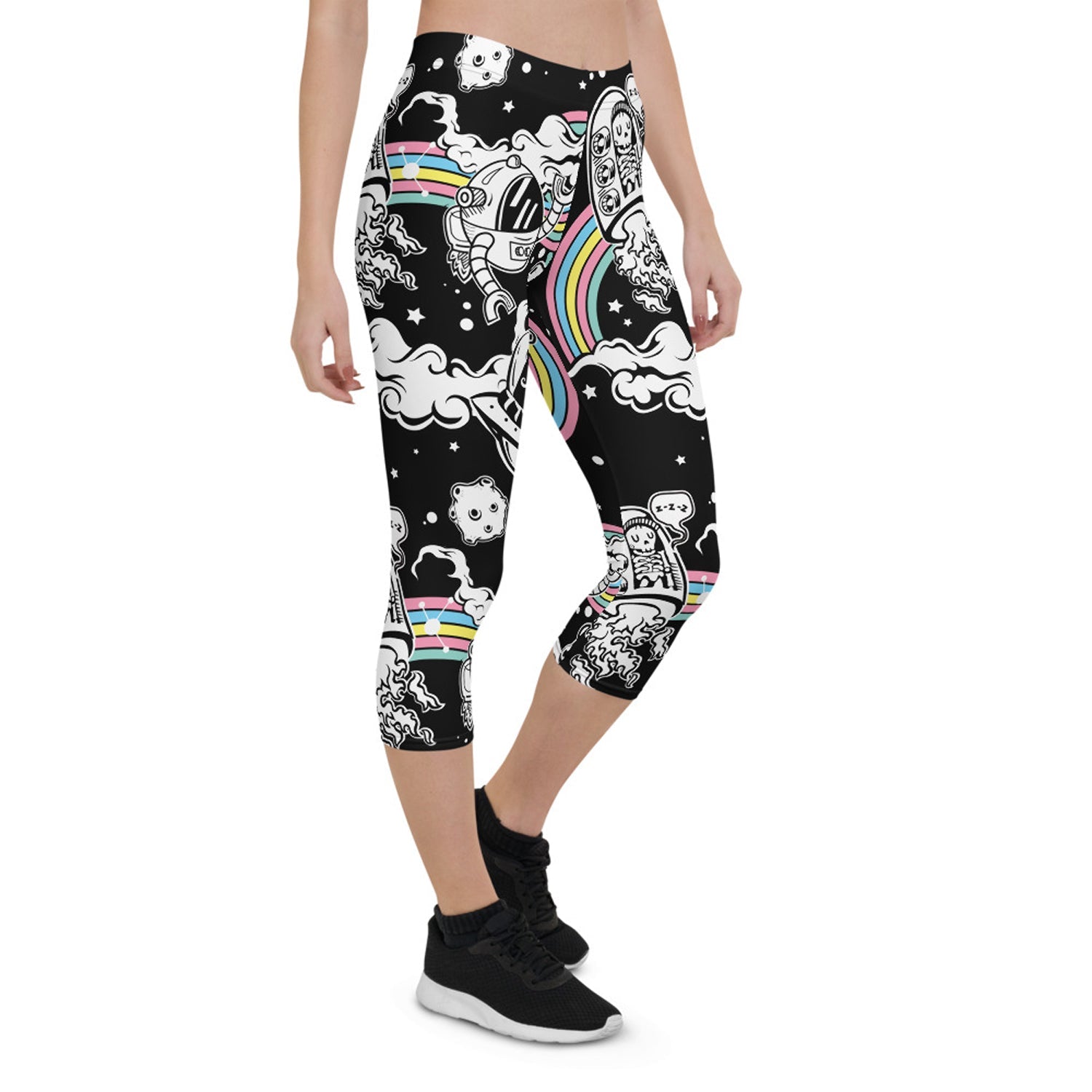 Space Capri Leggings for Women - Anna's Shop