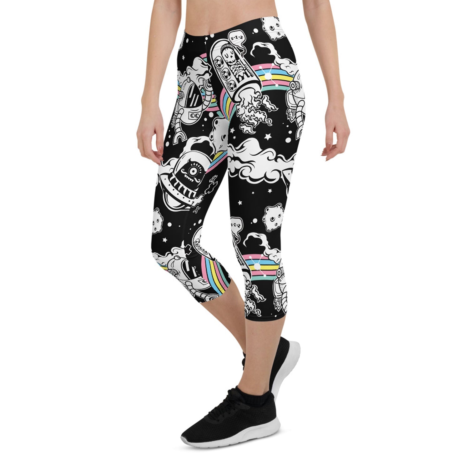 Space Capri Leggings for Women - Anna's Shop