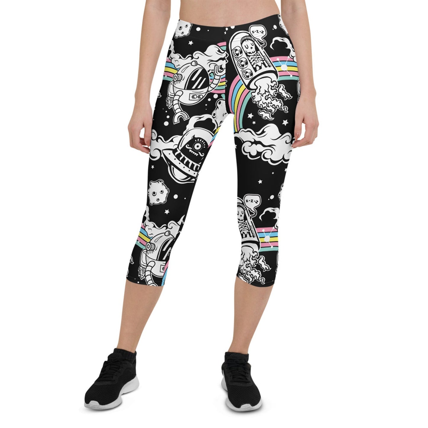 Space Capri Leggings for Women - Anna's Shop