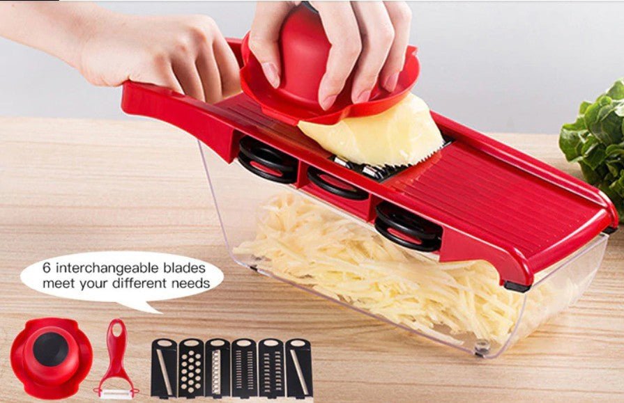 Stainless Steel 6 Blades Vegetable Slicer - Anna's Shop