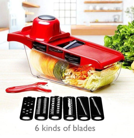 Stainless Steel 6 Blades Vegetable Slicer - Anna's Shop