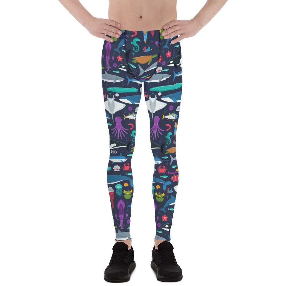 Under the Sea Leggings for Men - Anna's Shop