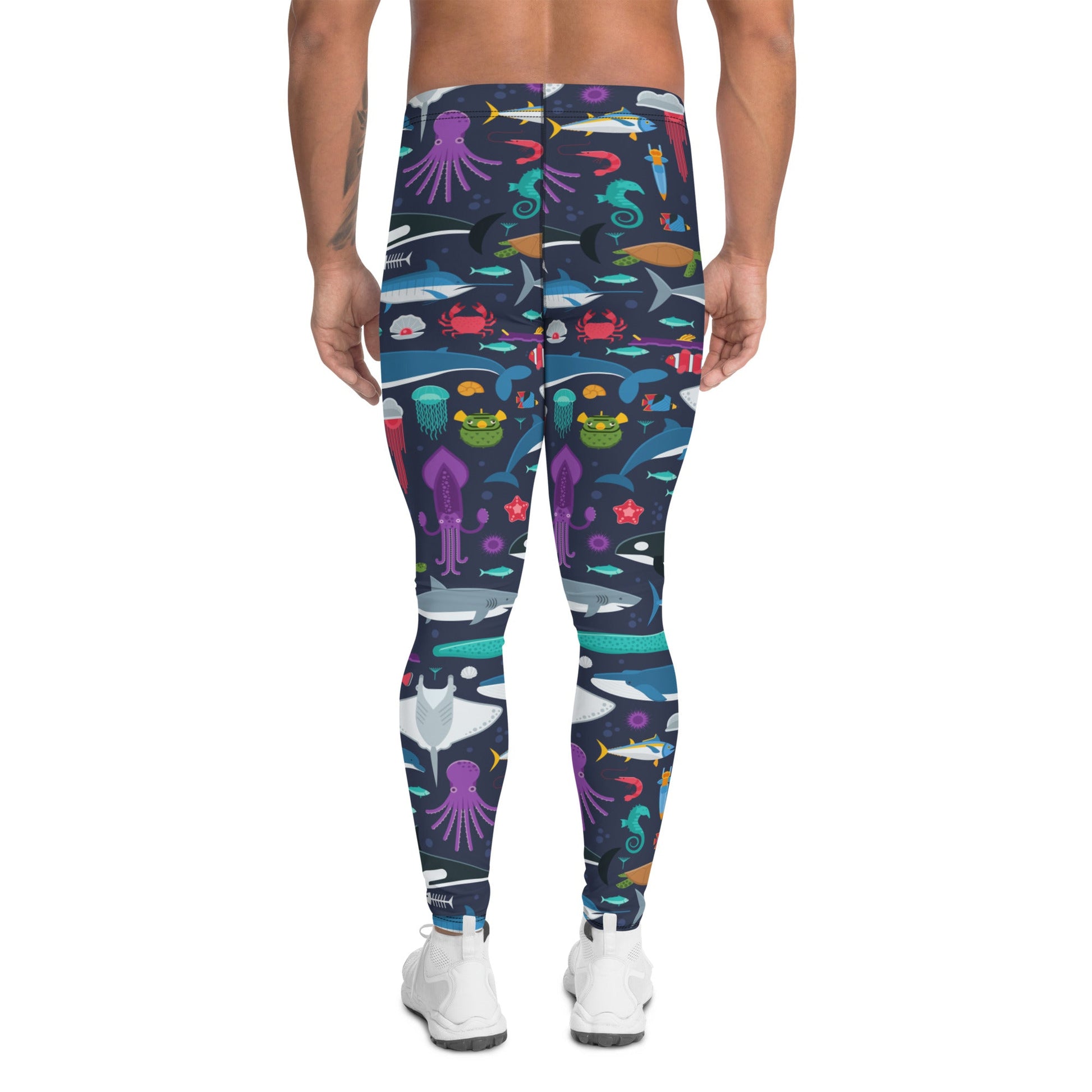 Under the Sea Leggings for Men - Anna's Shop