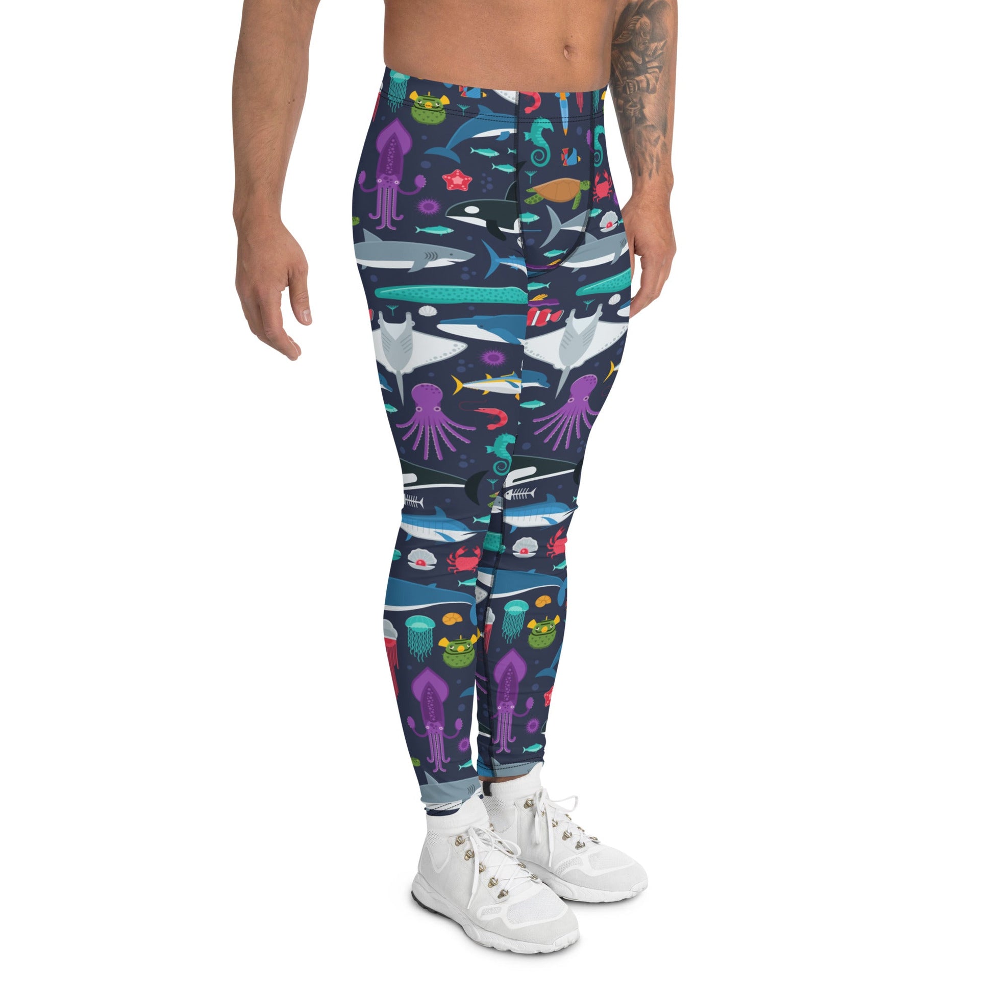 Under the Sea Leggings for Men - Anna's Shop