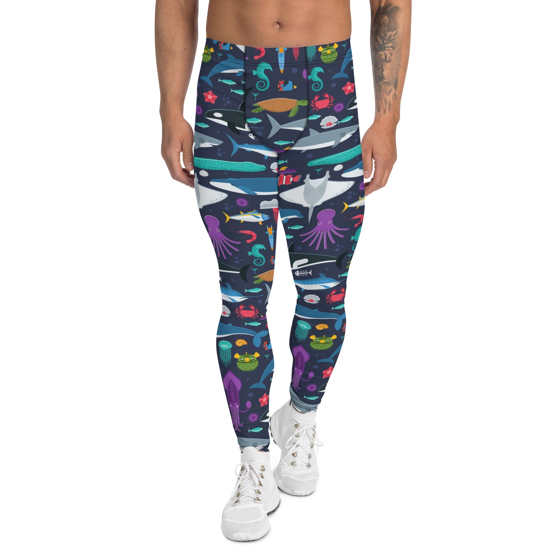 Under the Sea Leggings for Men - Anna's Shop