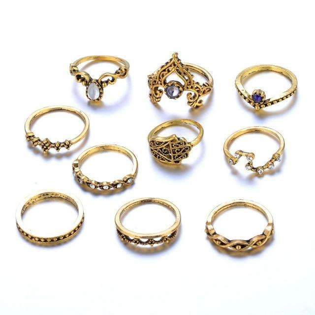 Vintage Stackable Ring Set - Anna's Shop