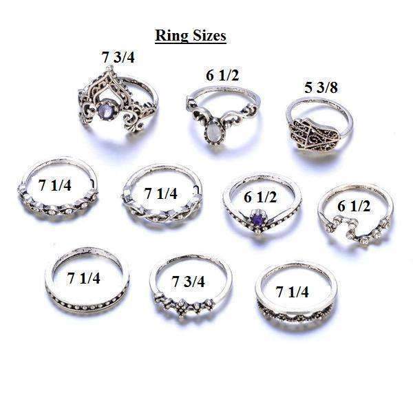 Vintage Stackable Ring Set - Anna's Shop