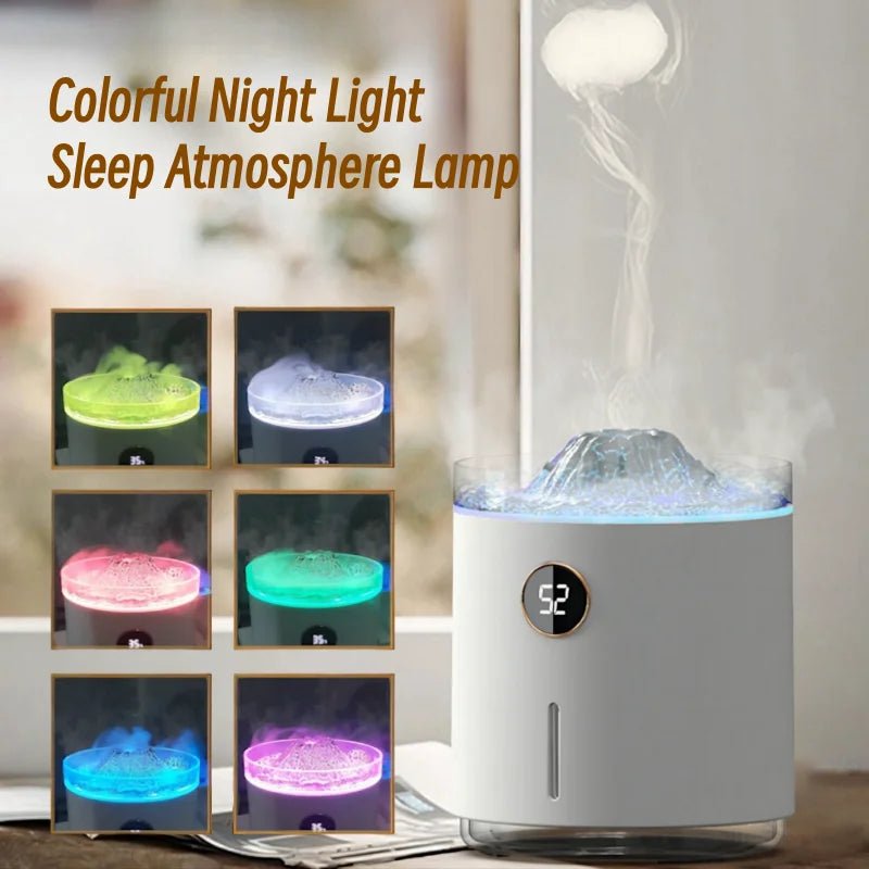 Volcano Flame Essential Oil Aroma Diffuser 350ML Smoke Circle Air - Anna's Shop