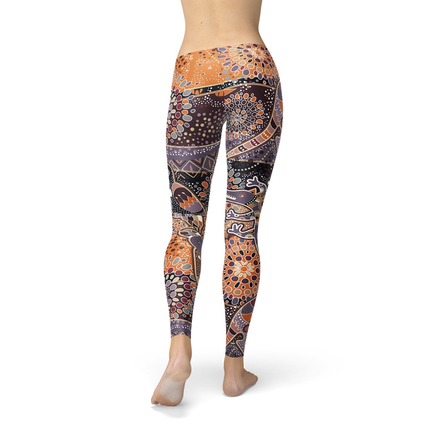 Womens Aboriginal Dreamtime Leggings - Anna's Shop