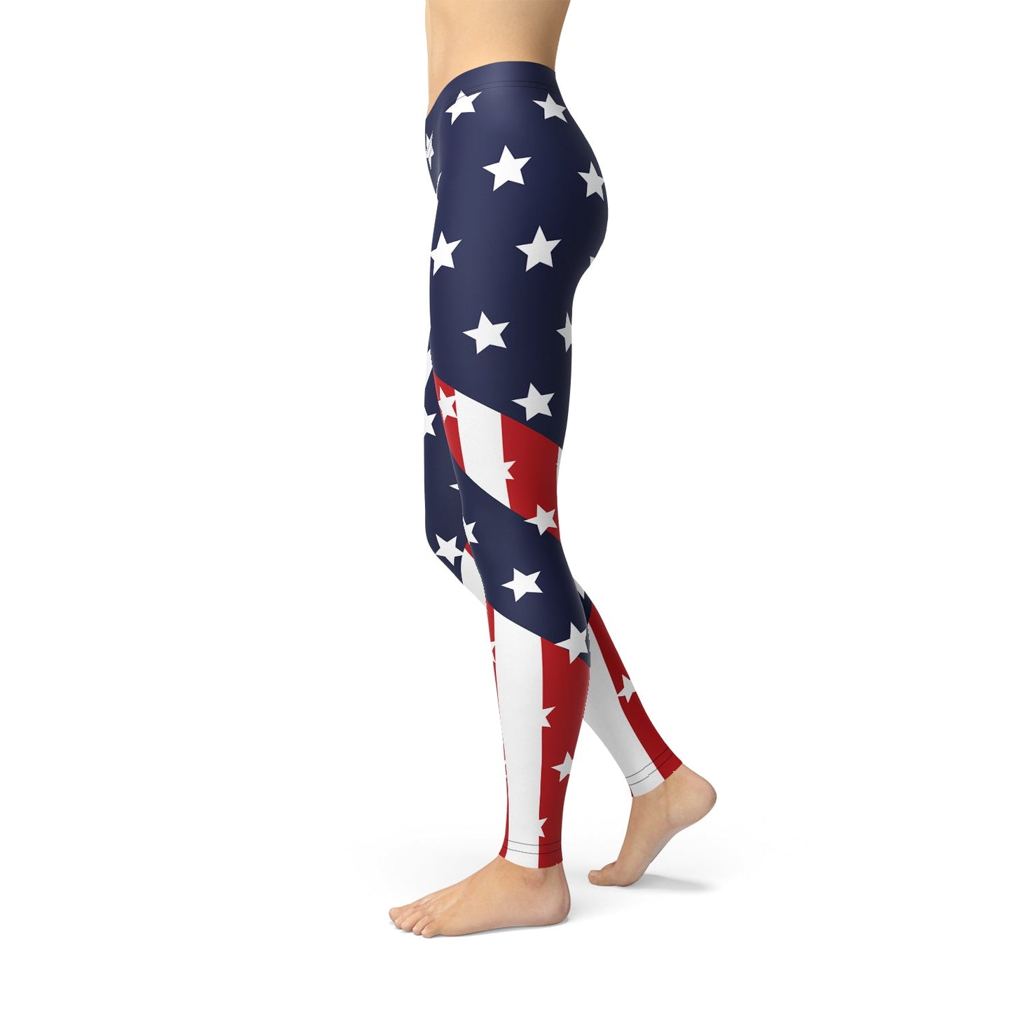 Womens American Flag Leggings - Anna's Shop