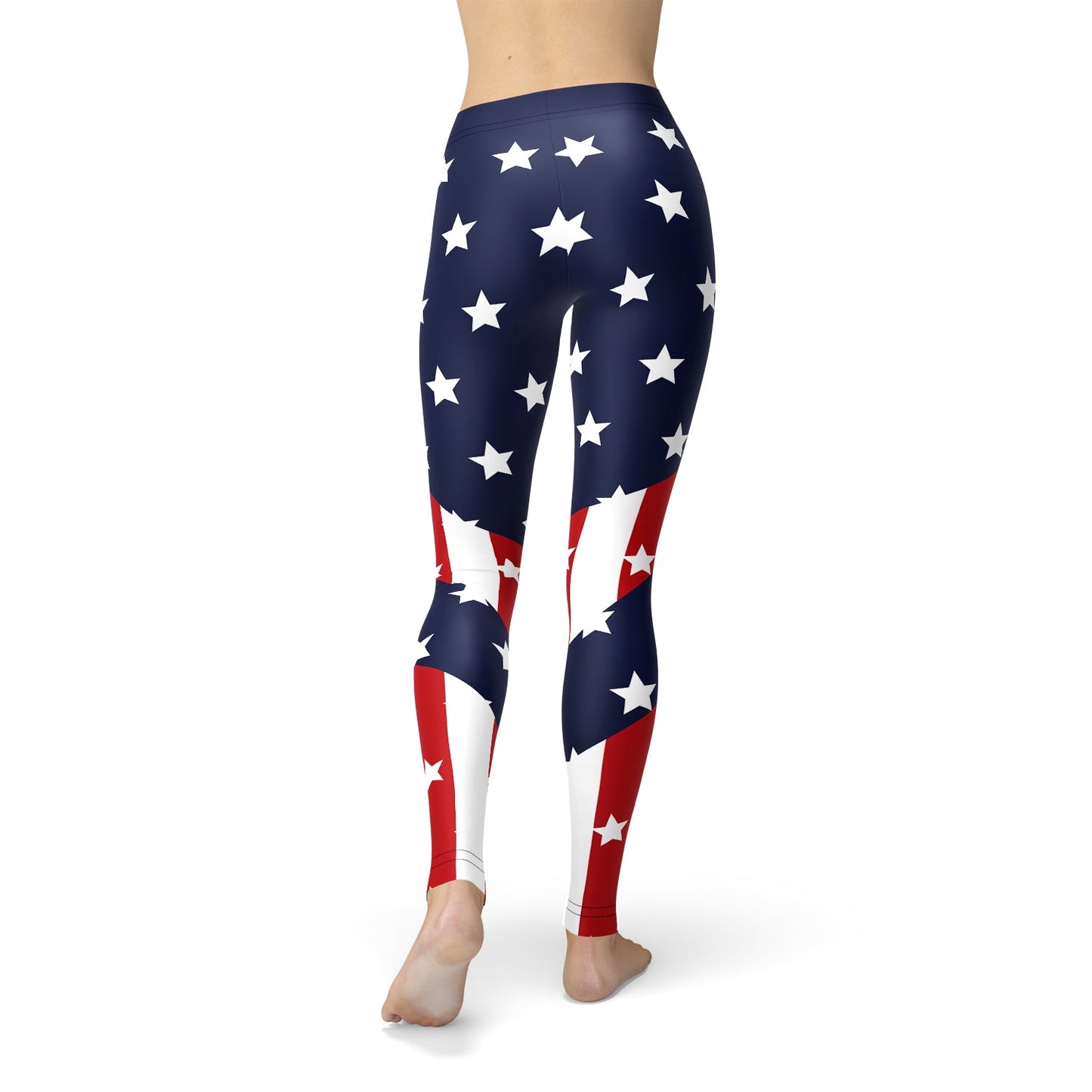 Womens American Flag Leggings - Anna's Shop