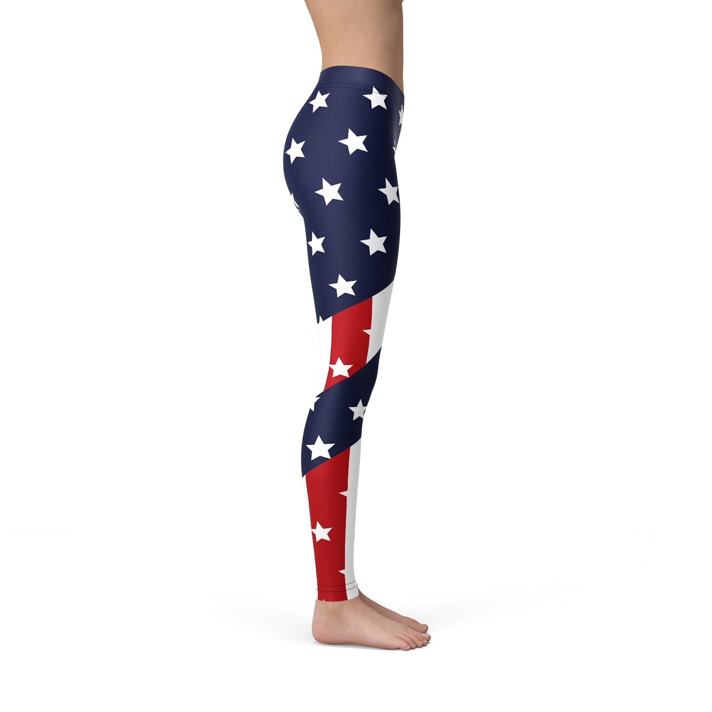 Womens American Flag Leggings - Anna's Shop