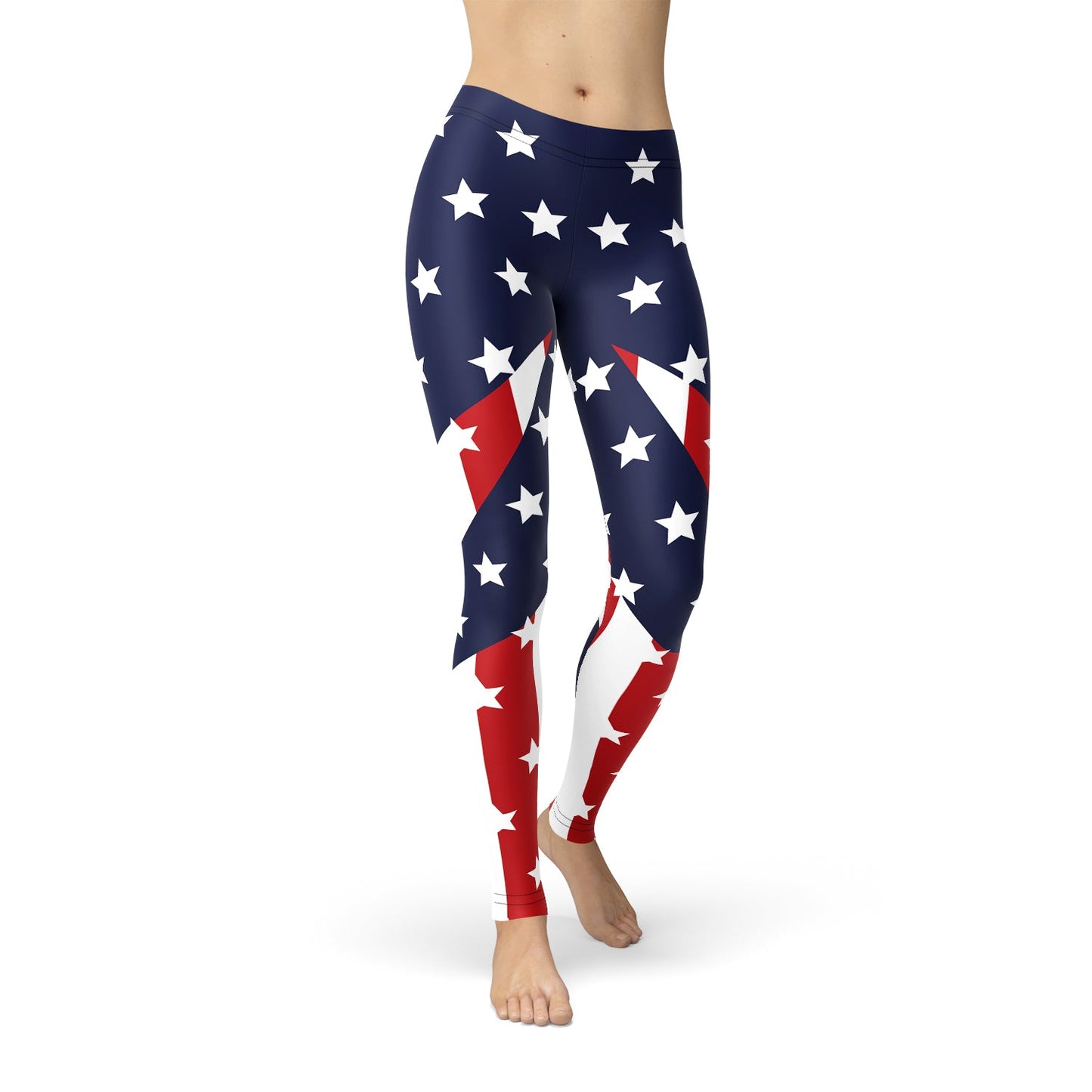 Womens American Flag Leggings - Anna's Shop