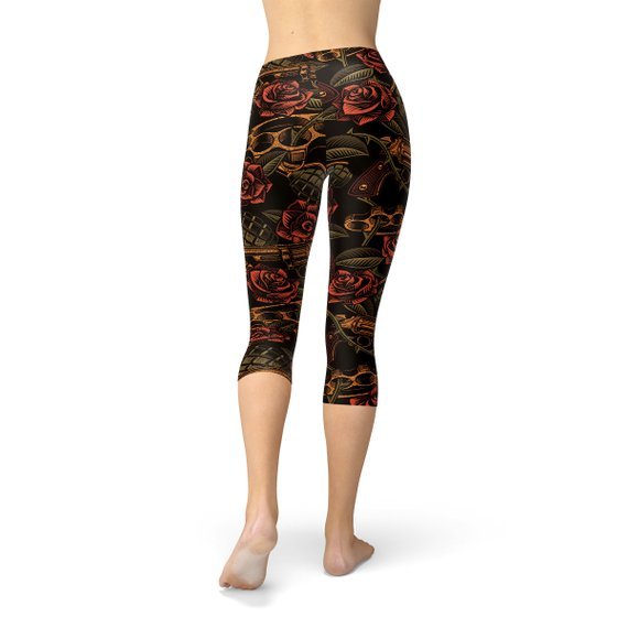 Womens Badass Capri Leggings - Anna's Shop