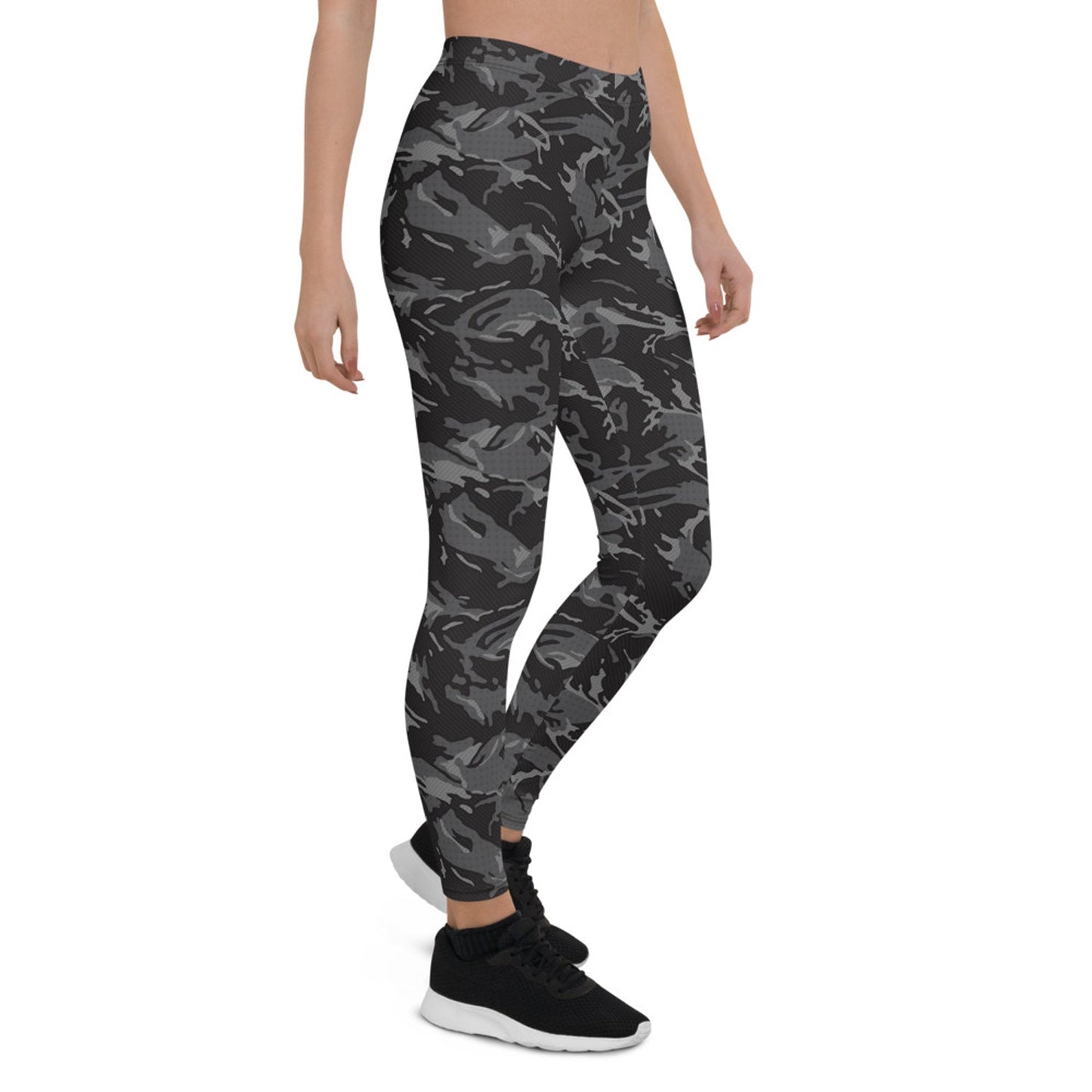 Womens Black Camo Leggings - Anna's Shop