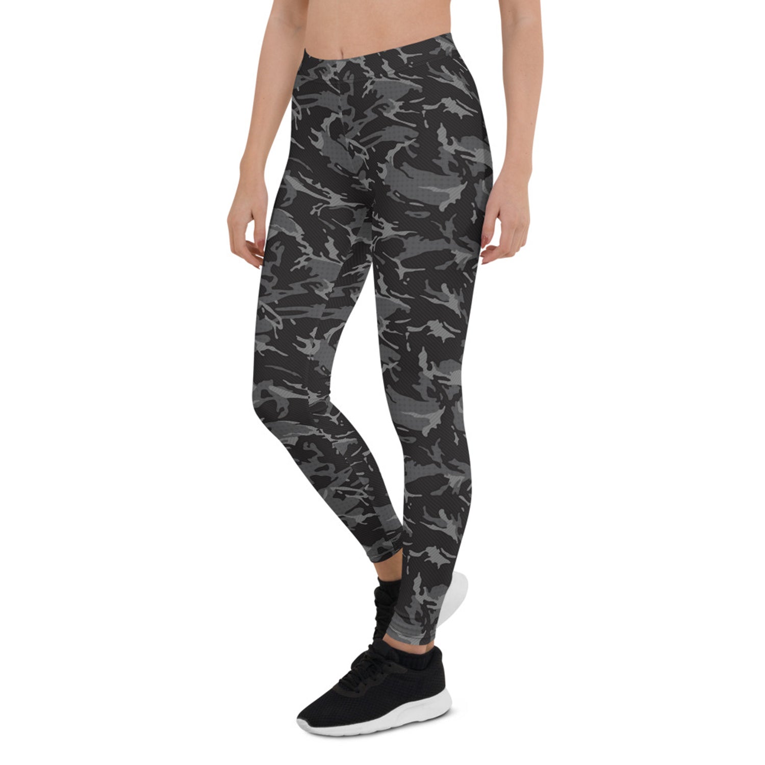 Womens Black Camo Leggings - Anna's Shop