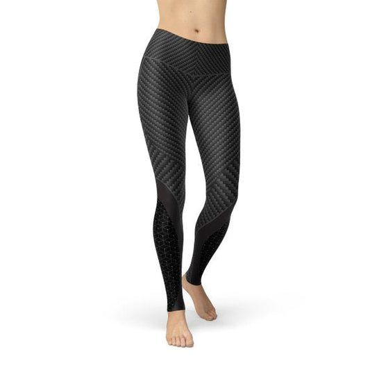 Womens Carbon Fiber Sports Leggings - Anna's Shop