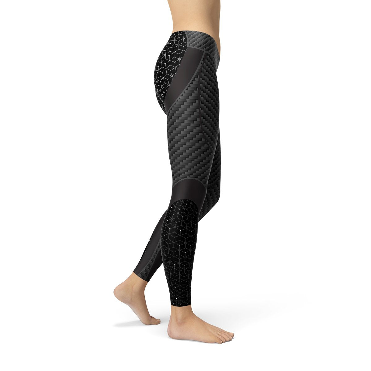 Womens Carbon Fiber Sports Leggings - Anna's Shop