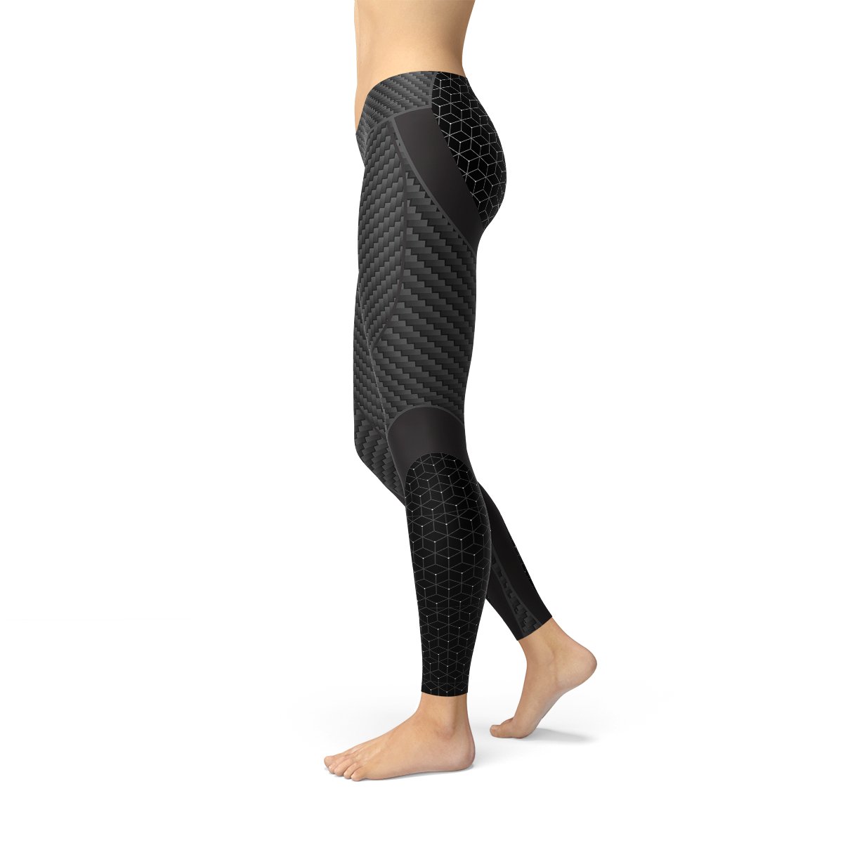 Womens Carbon Fiber Sports Leggings - Anna's Shop