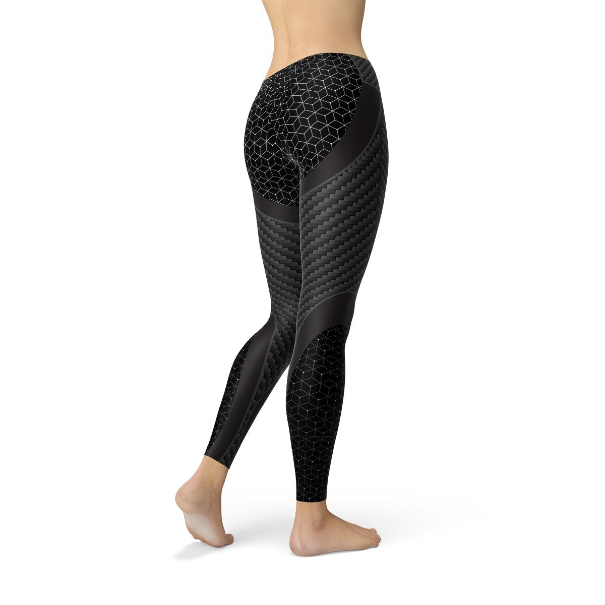 Womens Carbon Fiber Sports Leggings - Anna's Shop