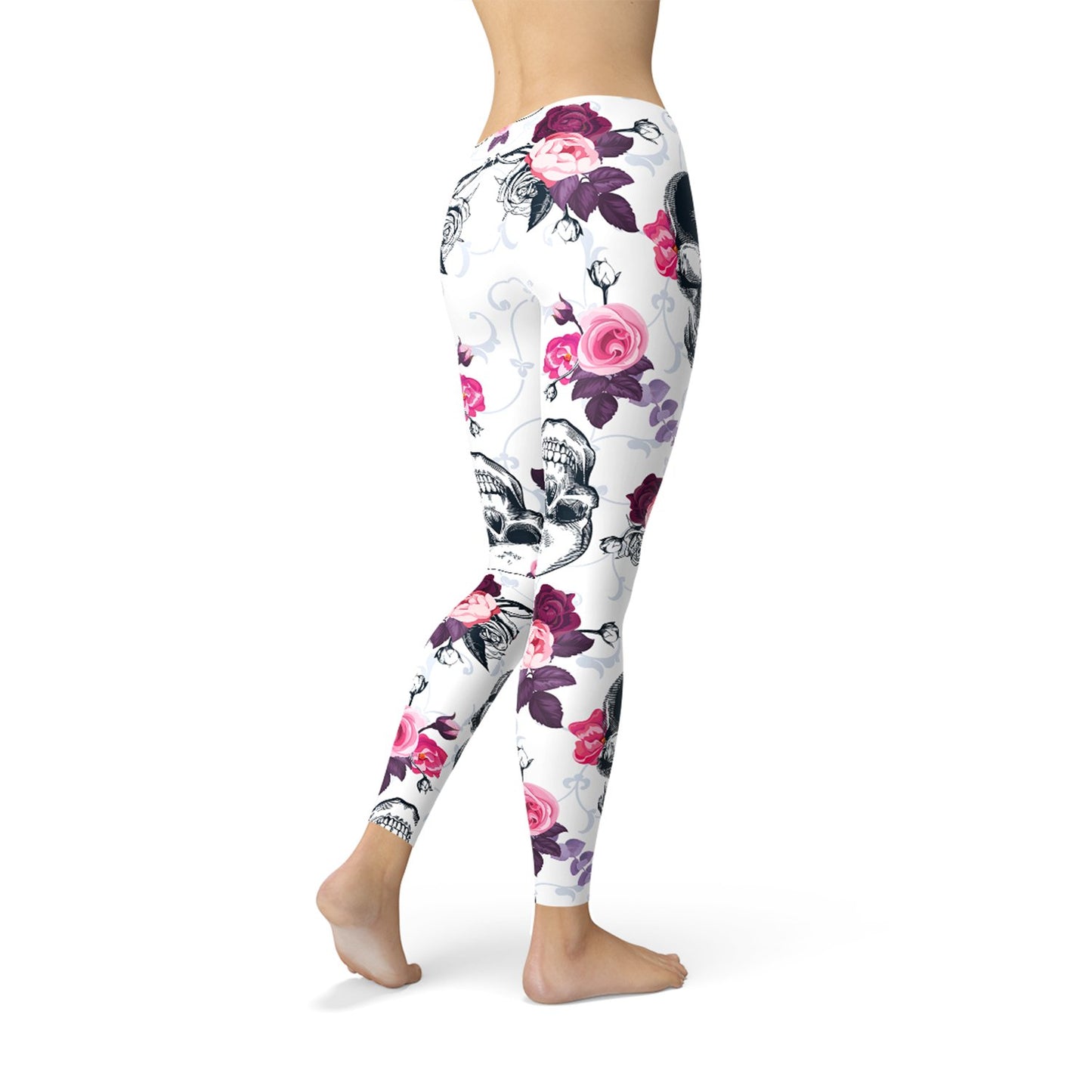 Womens Day Of The Dead Leggings - Anna's Shop