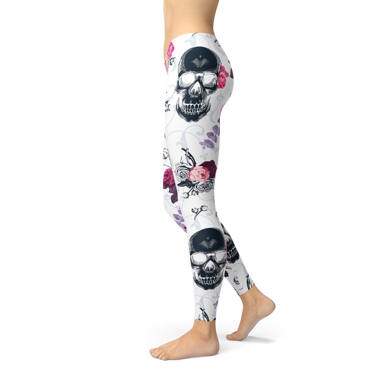 Womens Day Of The Dead Leggings - Anna's Shop