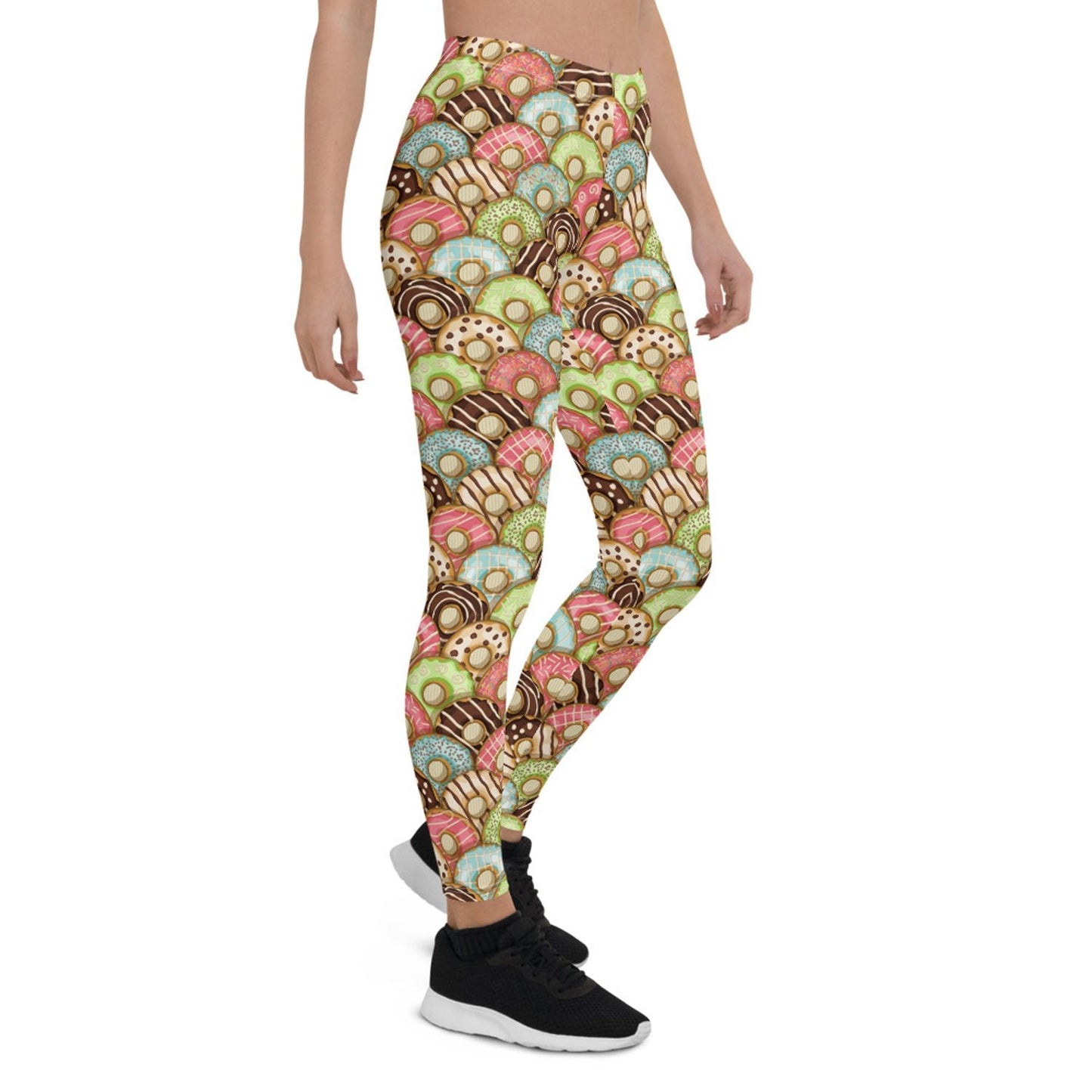 Womens Donuts Leggings - Anna's Shop