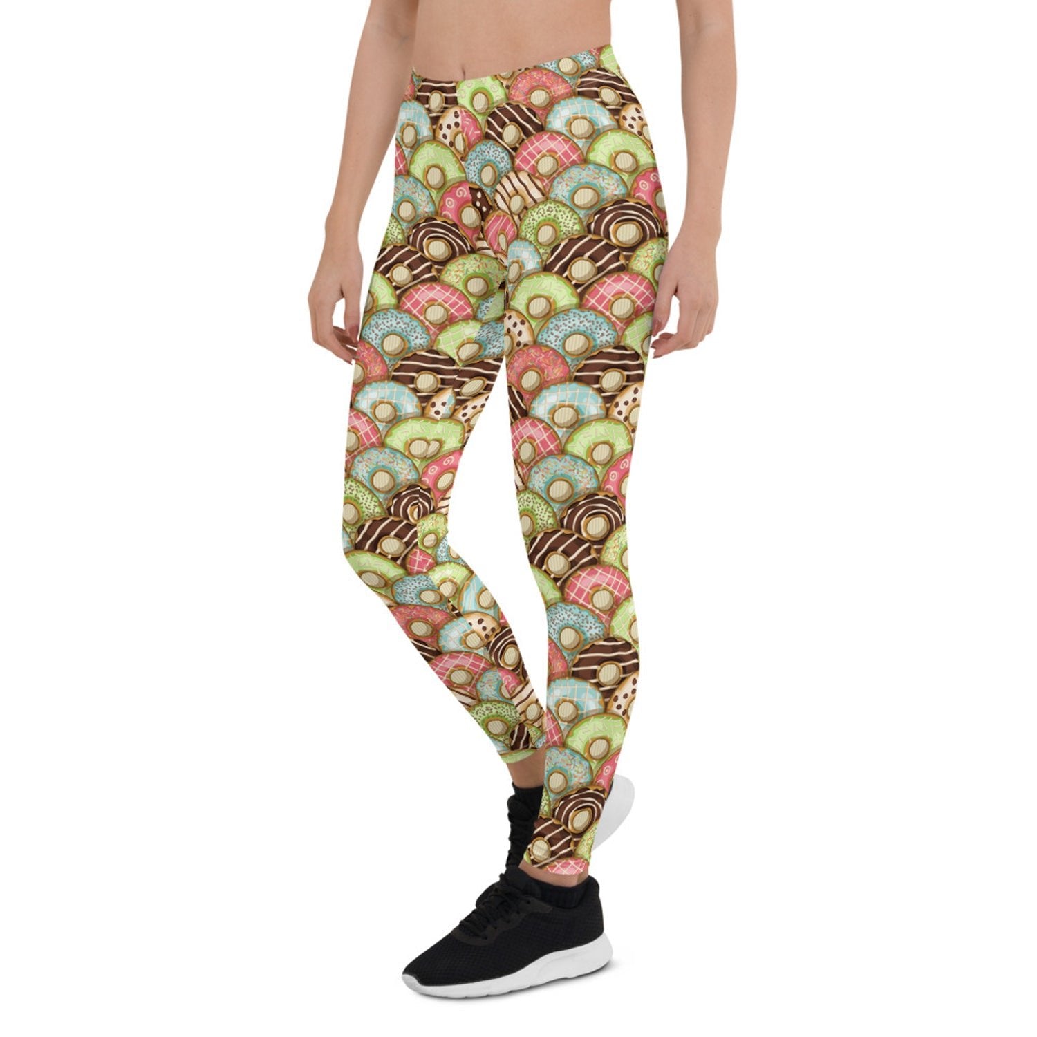 Womens Donuts Leggings - Anna's Shop