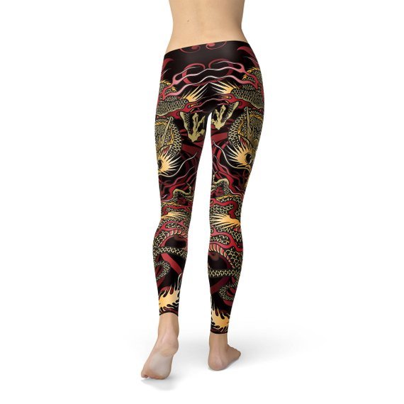 Womens Dragon Leggings - Anna's Shop