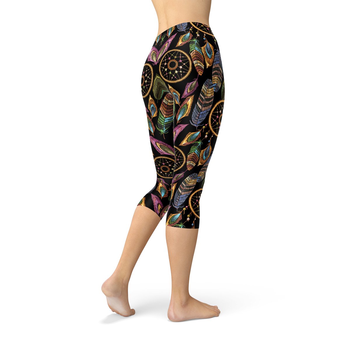 Womens Dreamcatcher Capri Leggings - Anna's Shop