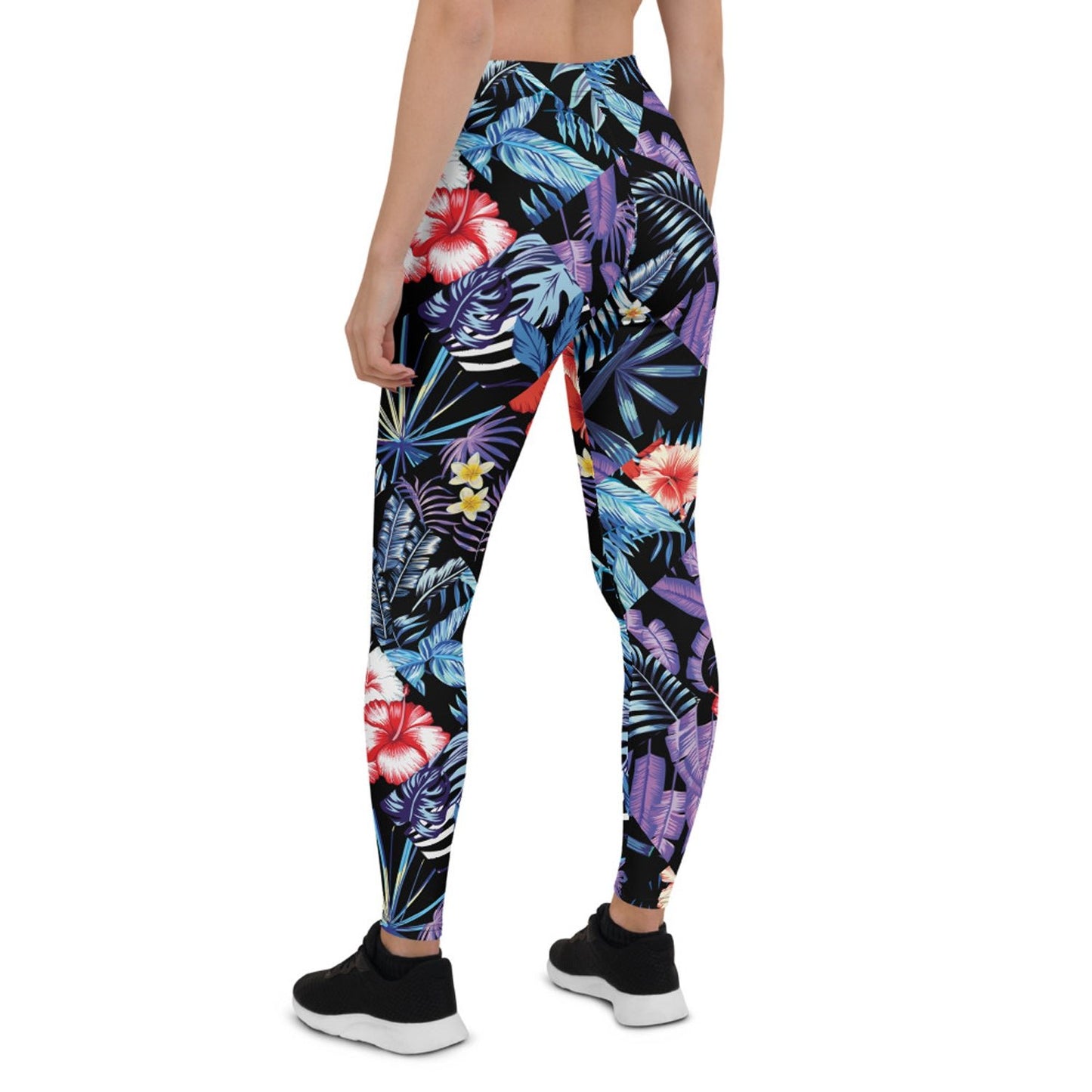 Womens Hawaii Hibiscus Floral Leggings - Anna's Shop