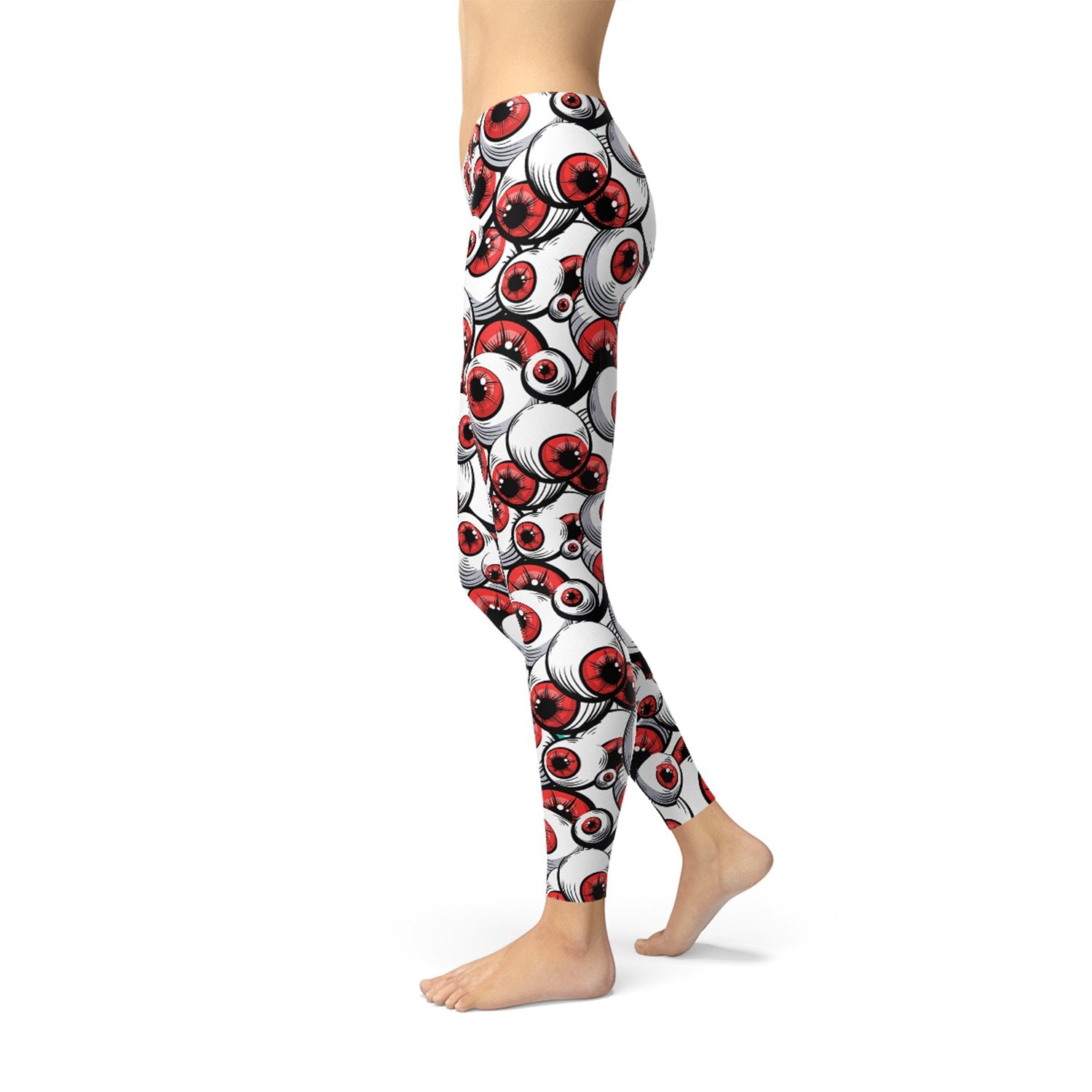 Womens Red Eye Balls Leggings - Anna's Shop