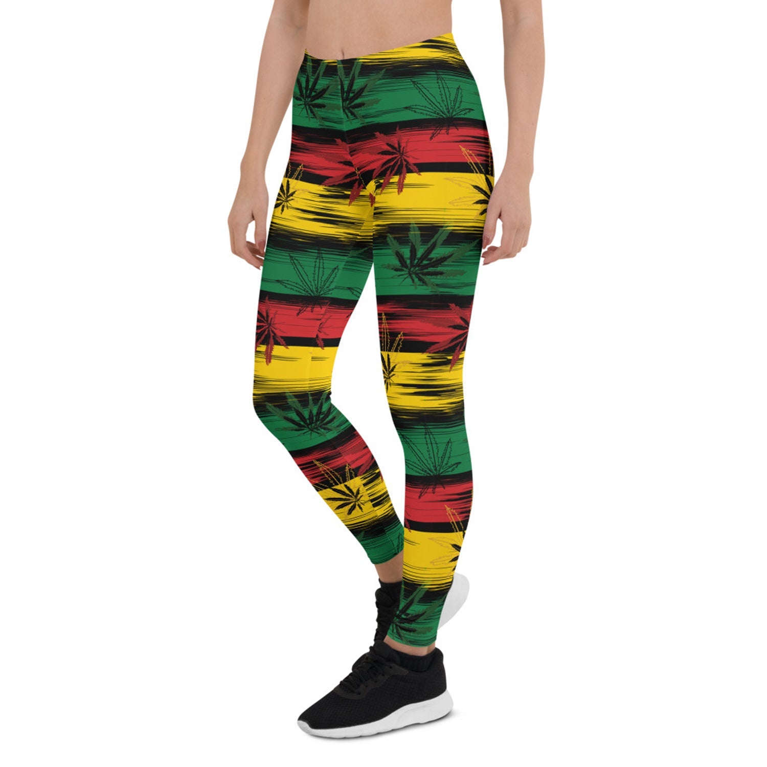 Womens Reggae and Cannabis Leggings - Anna's Shop