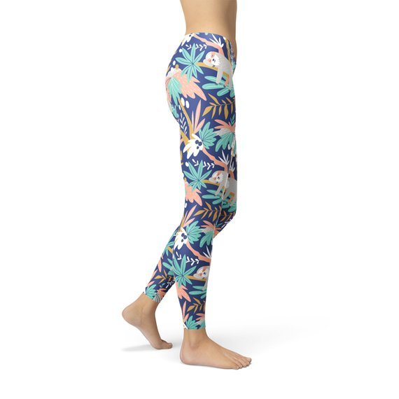 Womens Sloth Leggings - Anna's Shop