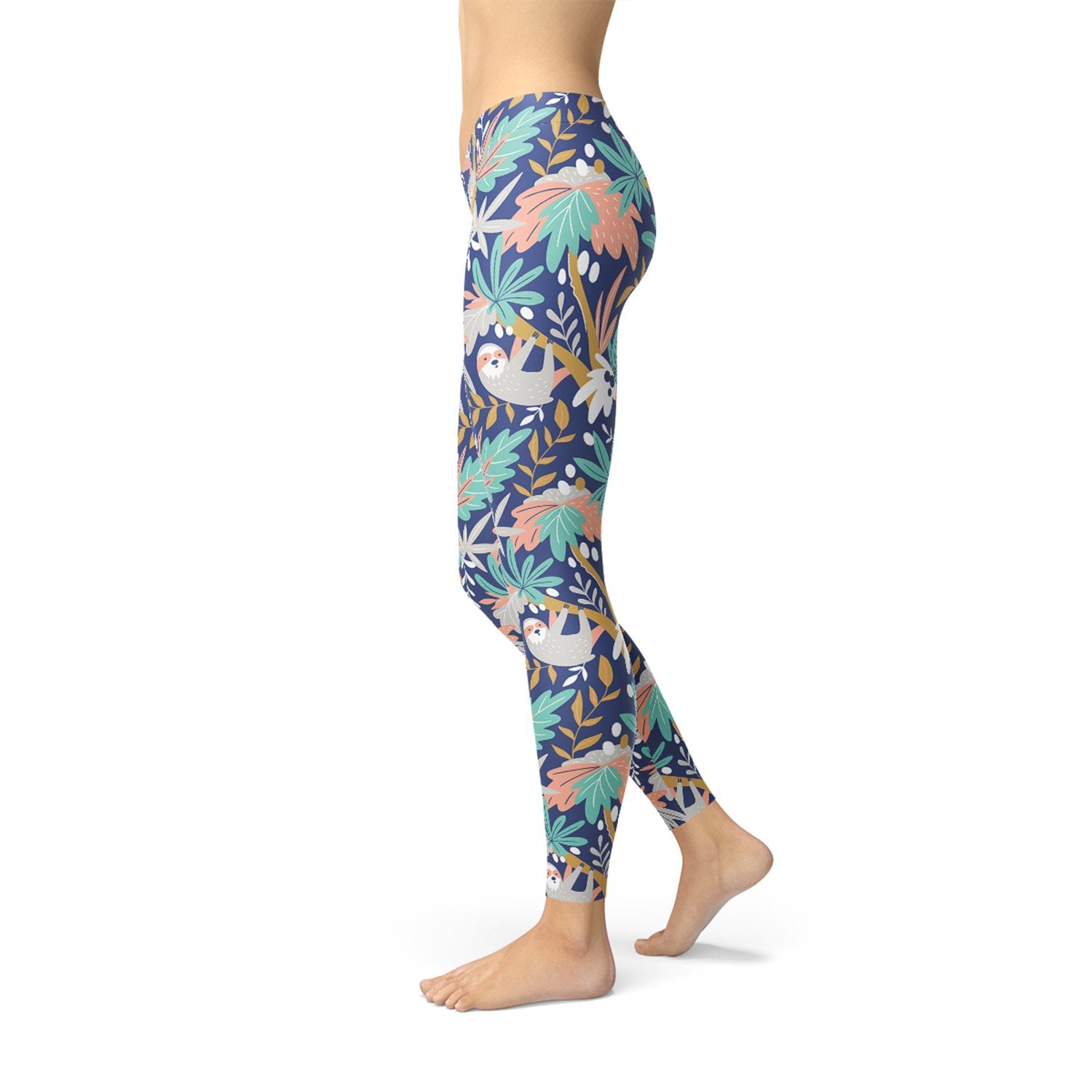 Womens Sloth Leggings - Anna's Shop