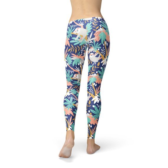 Womens Sloth Leggings - Anna's Shop