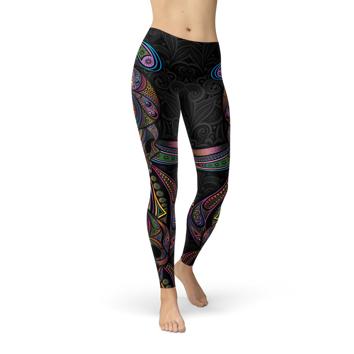 Womens Sugar Skull Leggings - Anna's Shop