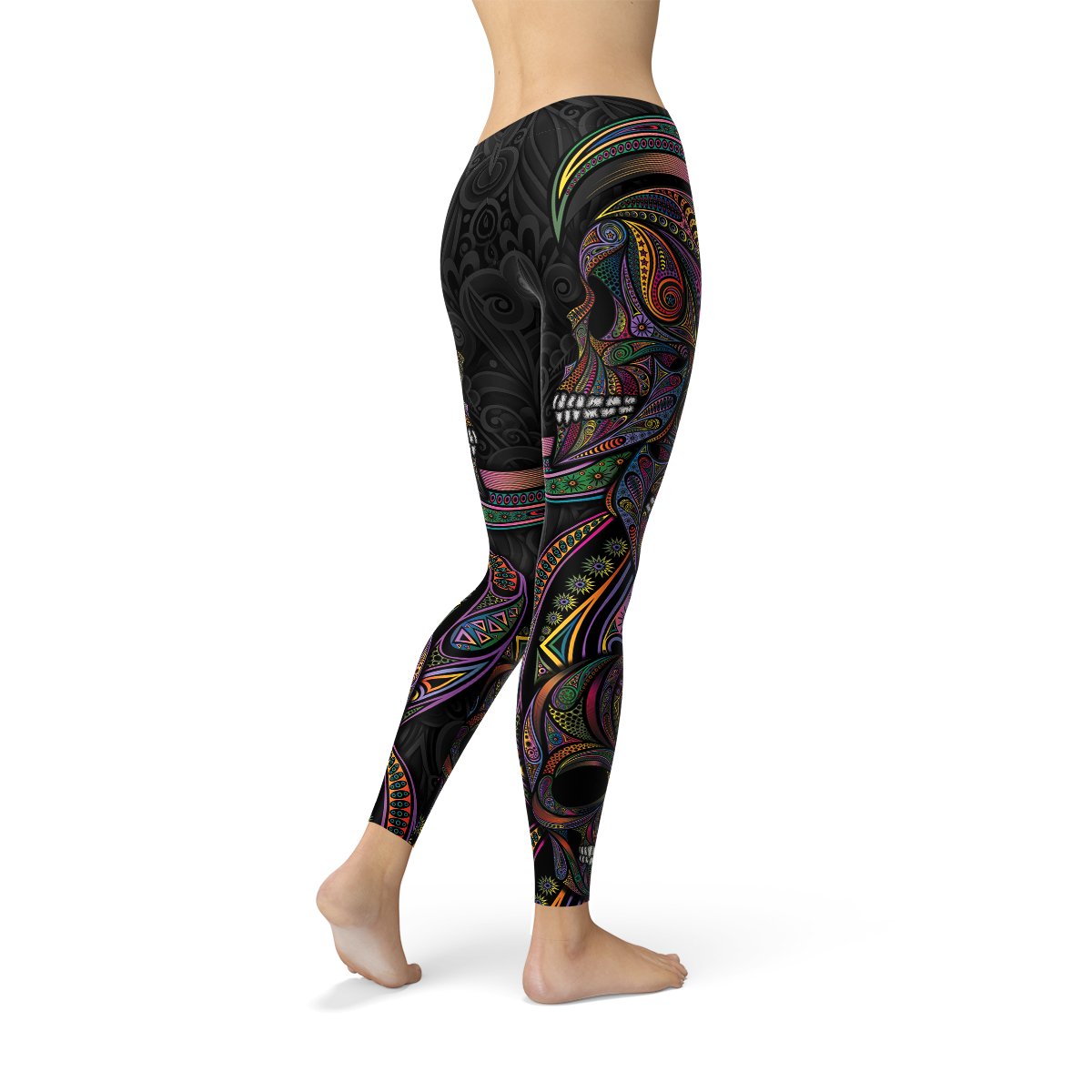 Womens Sugar Skull Leggings - Anna's Shop