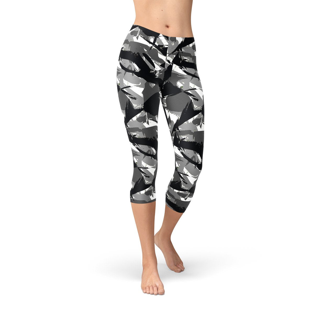 Womens Urban Camo Capri Leggings - Anna's Shop