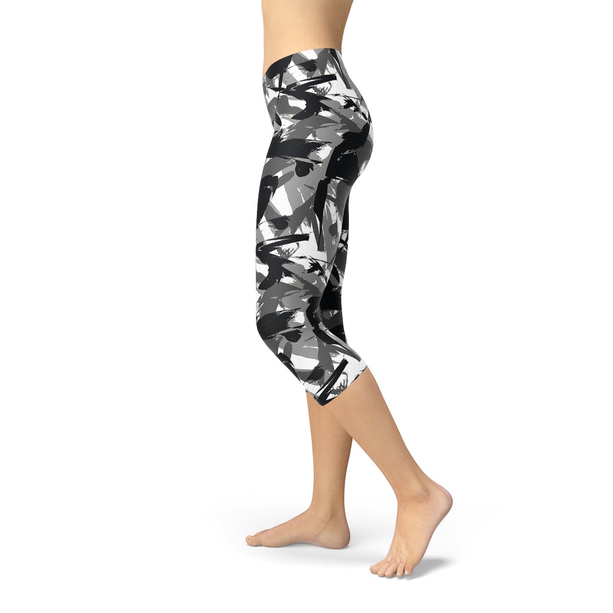 Womens Urban Camo Capri Leggings - Anna's Shop